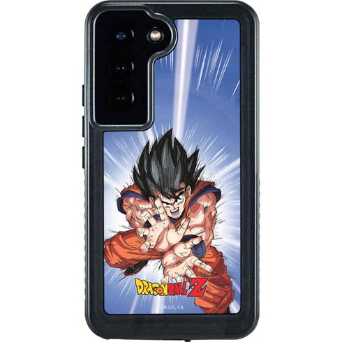 Dragon Ball Z Goku Kamehameha Blast Galaxy S24 Waterproof Case